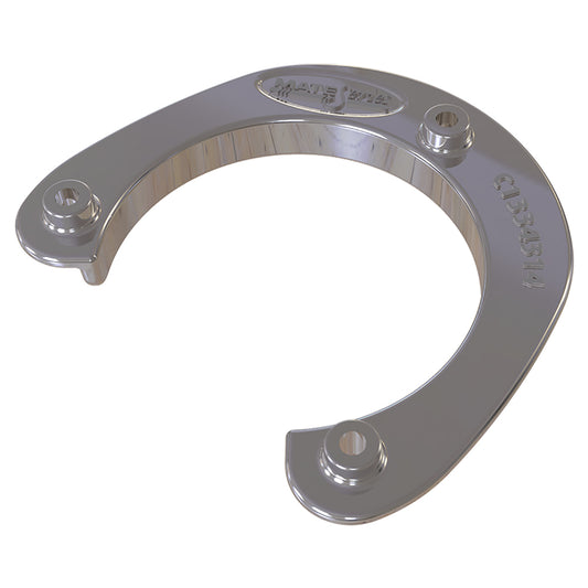 Mate Series Stainless Steel Rod  Cup Holder Backing Plate f/Round Rod/Cup Only f/3-3/4" Holes