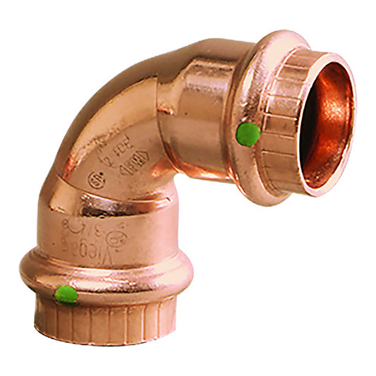 Viego ProPress 3/4" - 90 Copper Elbow - Double Press Connection - Smart Connect Technology