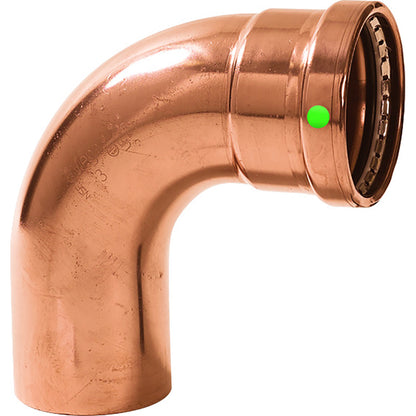 Viega ProPress 2-1/2" - 90 Copper Elbow - Street/Press Connection - Smart Connect Technology