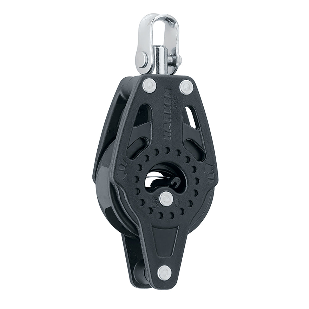 Harken 40mm Carbo Single Ratchet Block w/Swivel  Becket