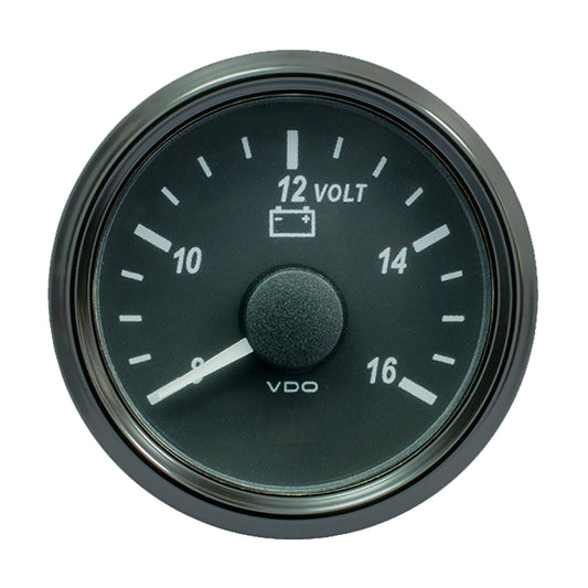 VDO SingleViu 52mm (2-1/16") Voltmeter f/12V Systems