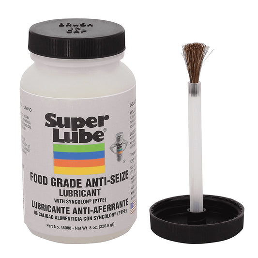 Super Lube Food Grade Anti-Seize w/Syncolon - 8oz Brush Bottle