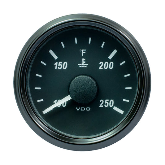 VDO SingleViu 52mm (2-1/16") Water Temperature Gauge - 250F - 450-30 Ohm