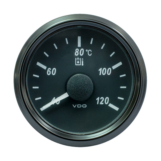 VDO SingleViu 52mm (2-1/16") Hydraulic Oil Temp. Gauge - 120C - 291-22 Ohm