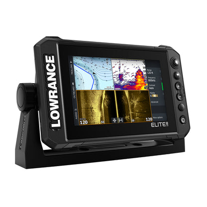 Lowrance Elite FS 7 Chartplotter/Fishfinder w/Active Imaging 3-in-1 Transom Mount Transducer