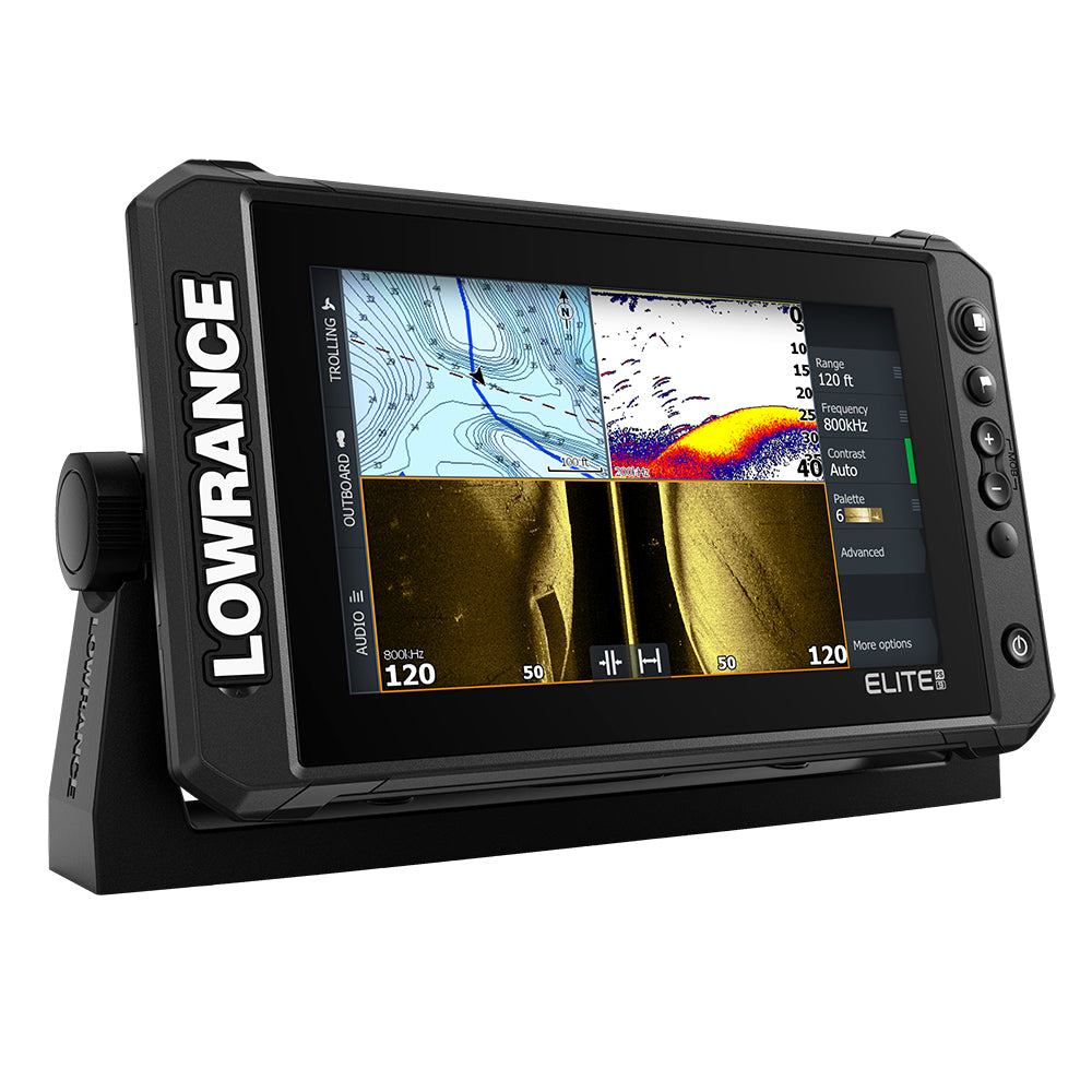 Lowrance Elite FS 9 Chartplotter/Fishfinder w/Active Imaging 3-in-1 Transom Mount Transducer