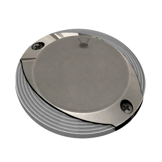 Lumitec Scallop Surface Mount Pathway Light - Spectrum RGBW/Warm White - Stainless Steel Housing