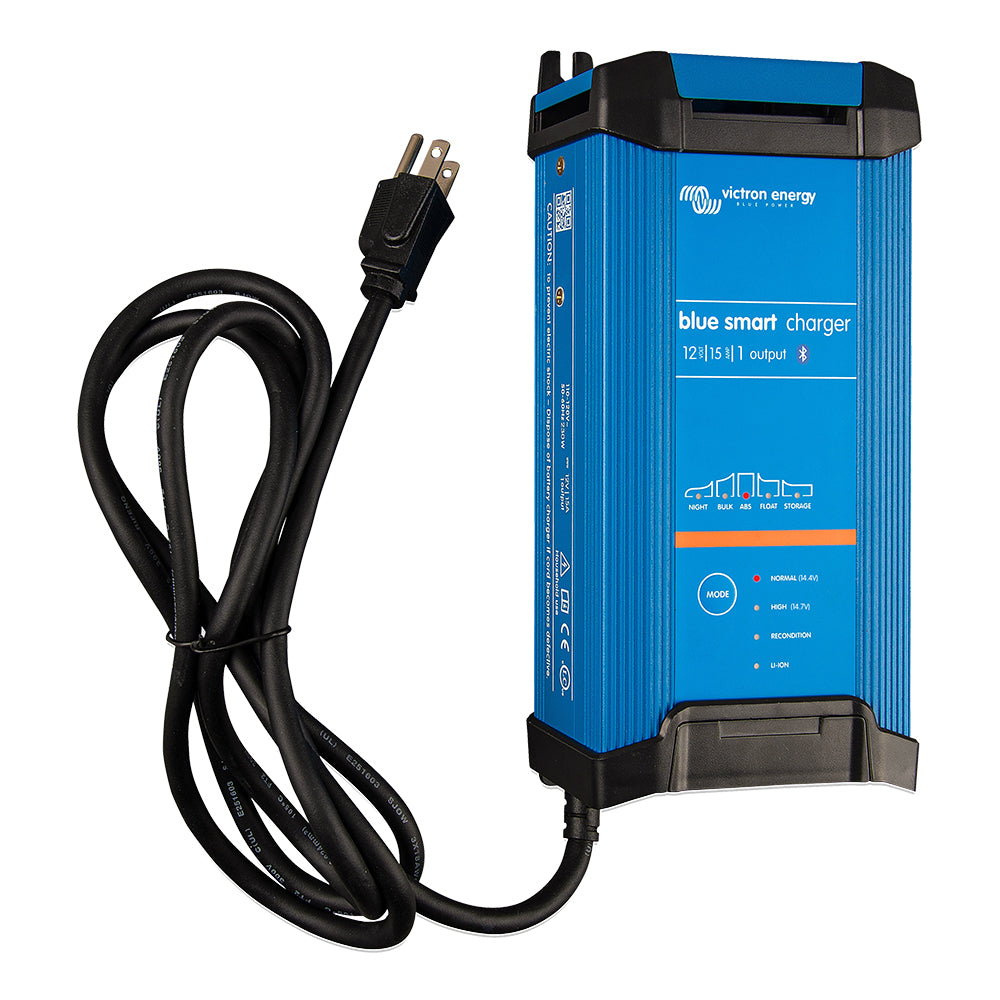 Victron Blue Smart IP22 12VDC 15A 1 Bank 120V Charger - Dry Mount