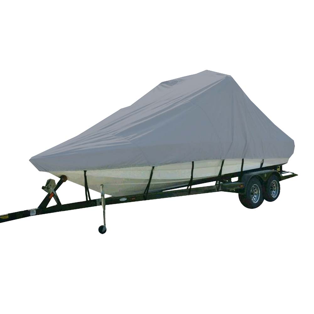 Carver Sun-DURA Specialty Boat Cover f/21.5 Inboard Tournament Ski Boats w/Tower  Swim Platform - Grey