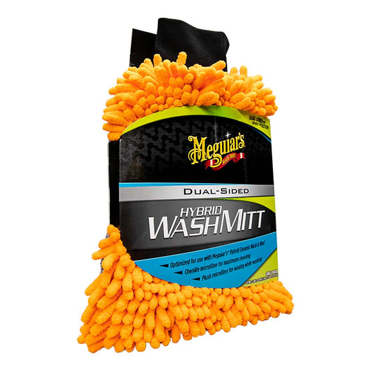 Meguiars Hybrid Wash Mitt - Extremely Plush Microfiber Wash Mitt f/Gently Waxing While Washing