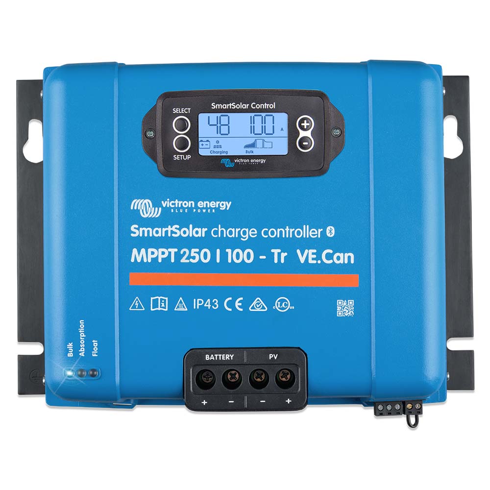 Victron SmartSolar MPPT Solar Charge Controller - 250V - 100Am- VE.CAN Port - UL Approved