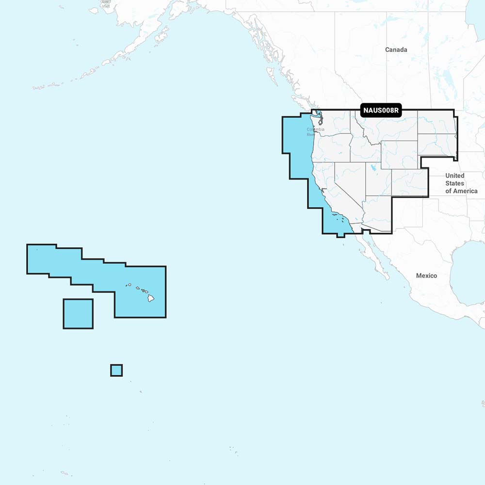 Navionics NAUS008R - U.S. West - Navionics+