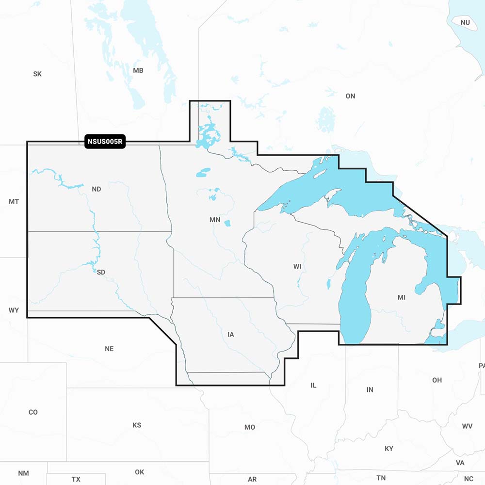 Garmin Navionics+ NSUS005R U.S. North  Great Lakes