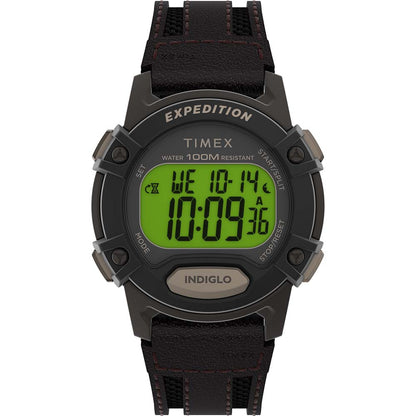 Timex Expedition Cat 5 - Brown Resin Case - Brown/Black Band