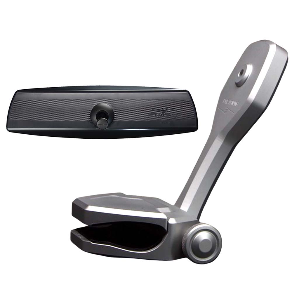 PTM Watersports Mirror/Bracket Kit w/VR-140 PRO Mirror  ZXR-320 (Silver)