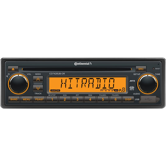 Continental Stereo w/CD/AM/FM/BT/USB - 24V