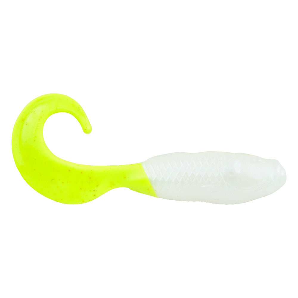 Berkley Gulp! Saltwater Swimming Mullet - 4" - Pearl White/Chartreuse