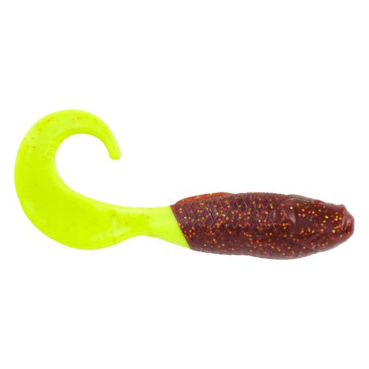 Berkley Gulp! Saltwater Swimming Mullet - 4" - Root Beer Gold/Chartreuse