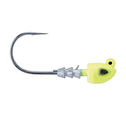 Berkley Fusion19 Swimbait Jighead - 1/0 - 1/8oz - Chartreuse