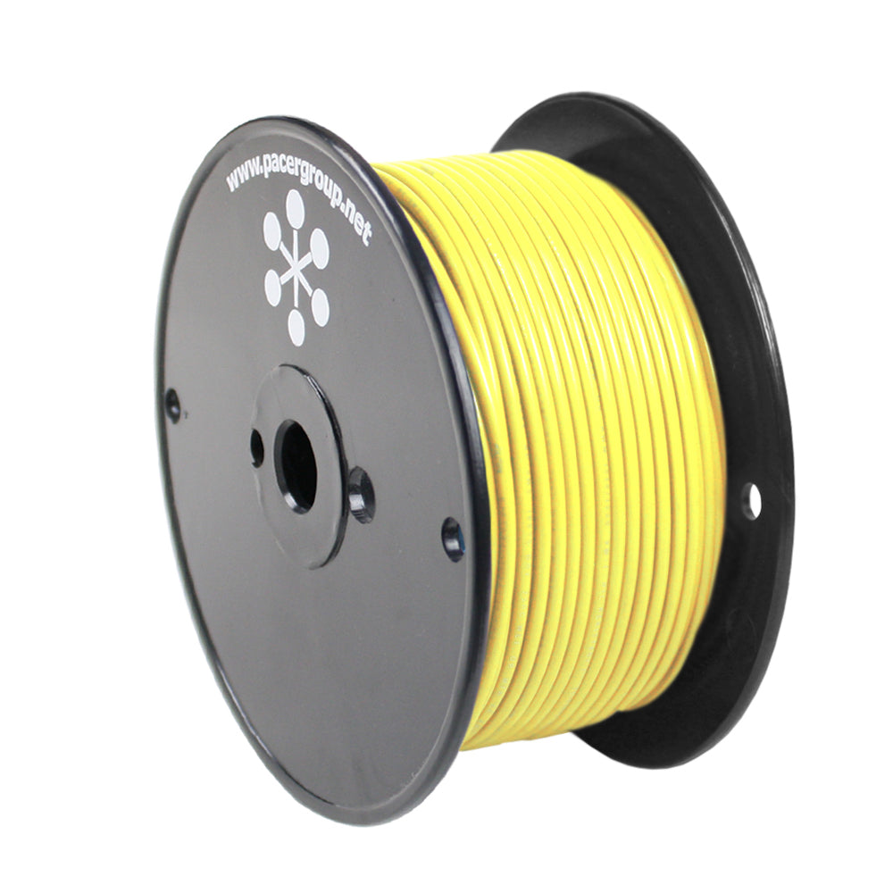 Pacer Yellow 18 AWG Primary Wire - 250