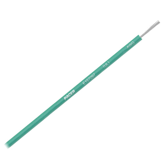 Pacer Green 14 AWG Primary Wire - 25