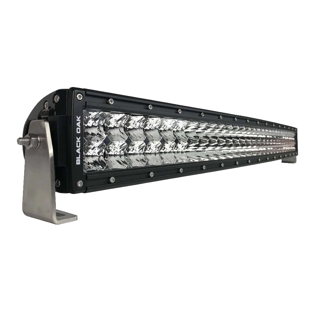 Black Oak Pro Series 3.0 Curved Double Row 30" LED Light Bar - Combo Optics - Black Housing