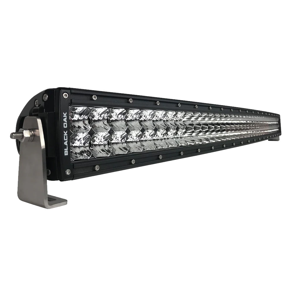 Black Oak Pro Series 3.0 Curved Double Row 40" LED Light Bar - Combo Optics - Black Housing