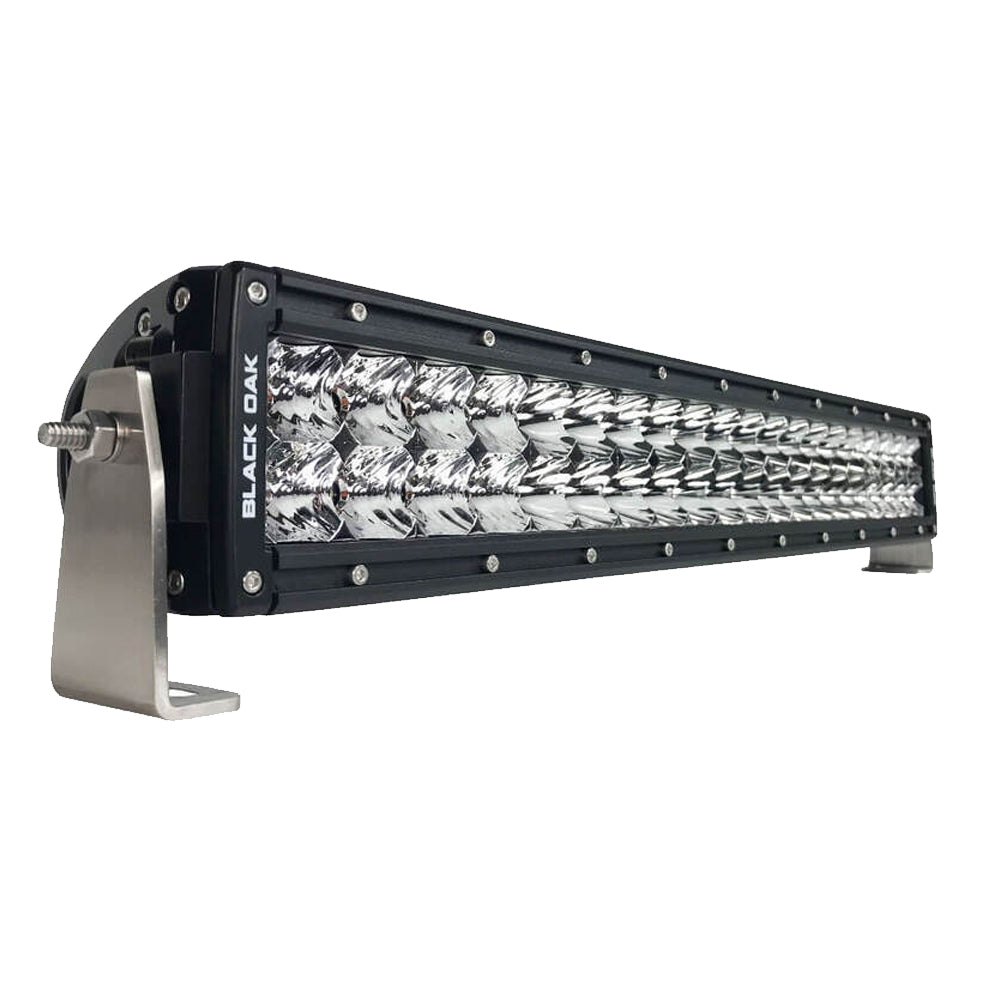 Black Oak Pro Series 3.0 Double Row 20" LED Light Bar - Combo Optics - Black Housing