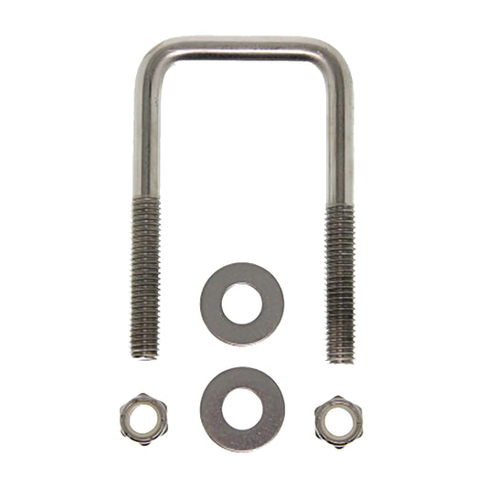 C.E. Smith Zinc U-Bolt 7/16"-14 X 3-1/8" X 3" w/Washers  Nuts - Square