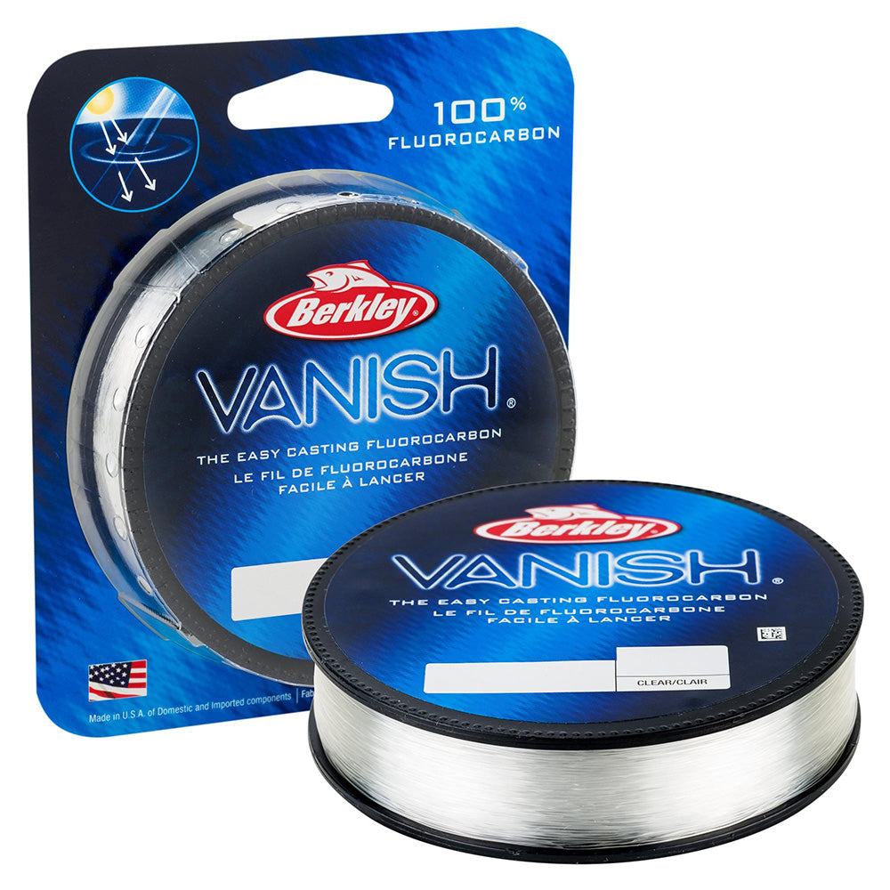 Berkley Vanish Fluorocarbon - 12lbs - 250yds - Clear