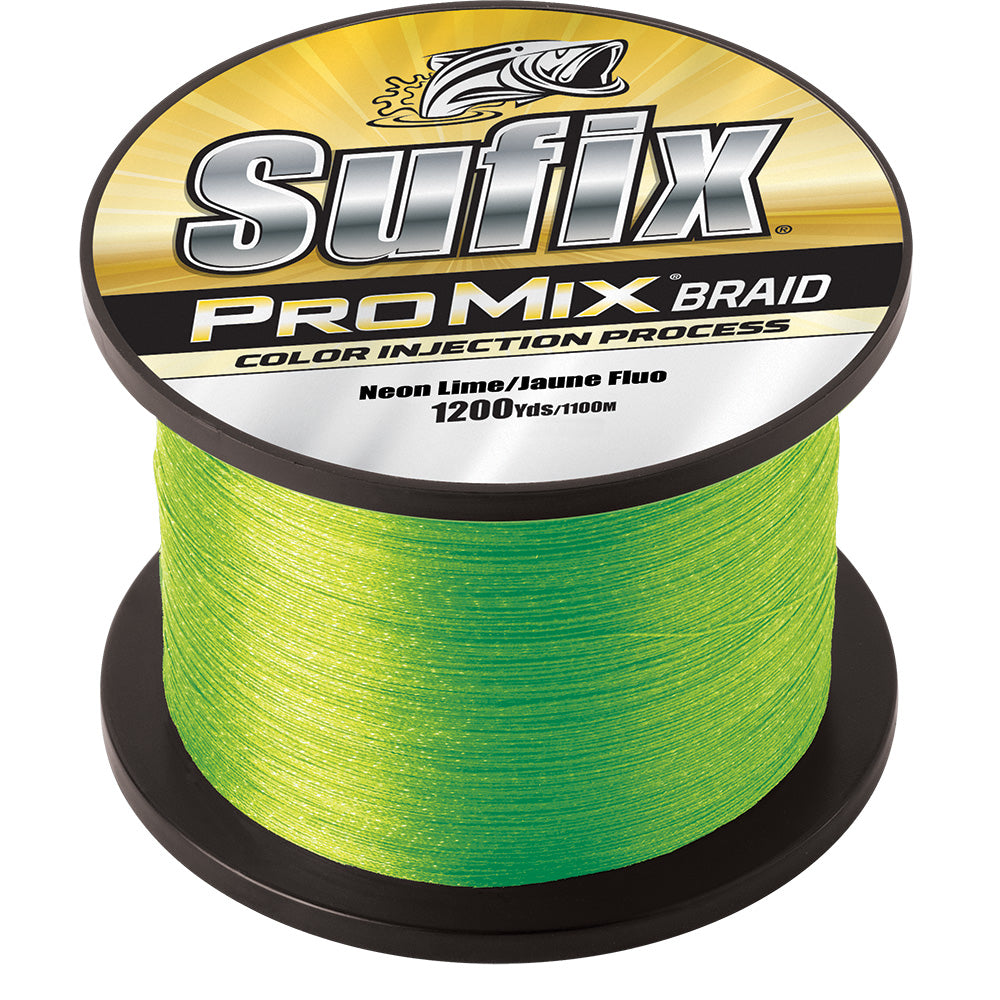 Sufix ProMix Braid - 30lb - Neon Lime - 1200 yds