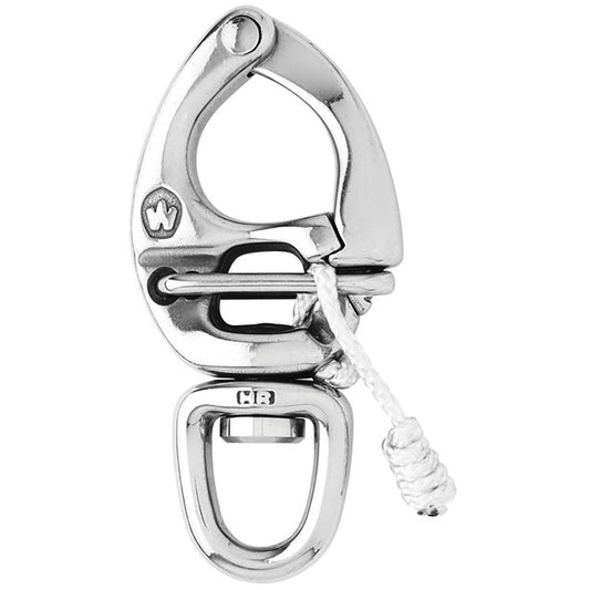 Wichard HR Quick Release Snap Shackle With Swivel Eye -150mm Length- 5-29/32"