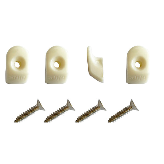 Blue Performance White Hooks  Screws - 4 Pieces