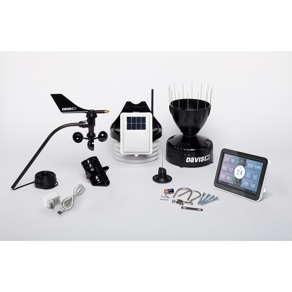 Davis Vantage Pro2 Wireless Weather Station w/WeatherLink Console  Standard Radiation Shield