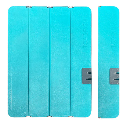 Toadfish XL Stowaway Folding Cutting Board w/Built-In Knife Sharpener - Teal