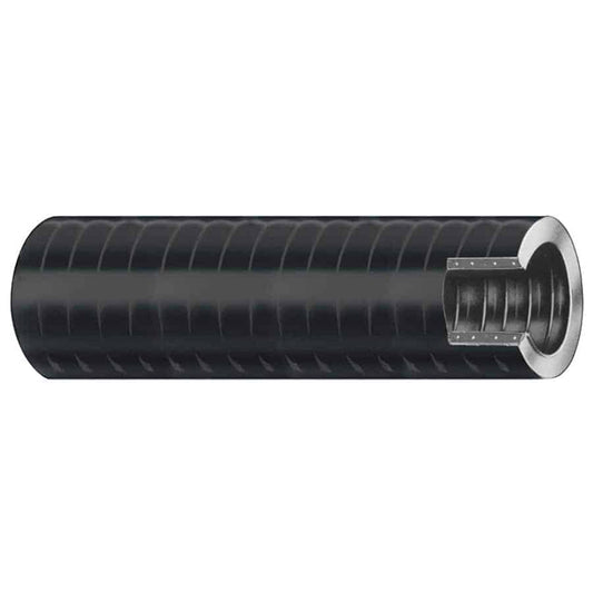 Trident Marine 1-1/2" x 50 VAC XHD Bilge  Live Well Hose - Hard PVC Helix - Black