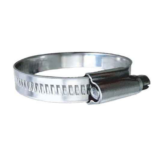 Trident Marine 316 SS Non-Perforated Worm Gear Hose Clamp - 15/32" Band - (1-1/16"  1-1/2") Clamping Range - 10-Pack - SAE Size 16