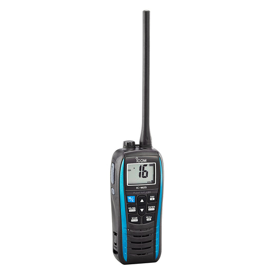 Icom M25 Floating Handheld VHF Marine Radio - 5W - Marine Blue