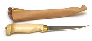 Eagle Claw Fillet Knife 6" w/Wood Handle