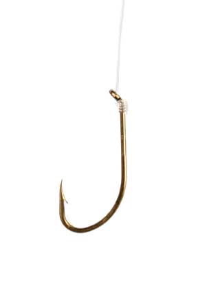 Eagle Claw Bronze Plain Shank Snell Hook