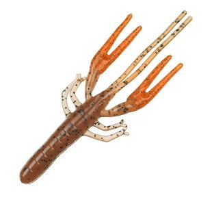 Zoom Big Critter Craw 4.5\" 10-bag Pumkin Orange Claw