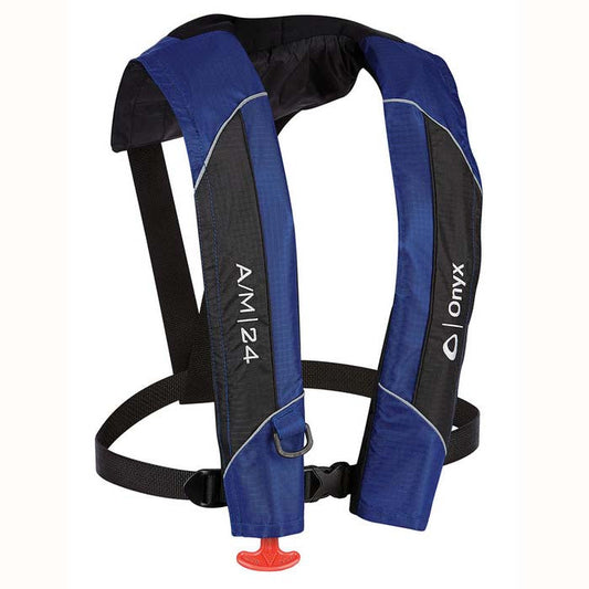 Onyx Automatic-Manual Life Jacket Blue A-M-24