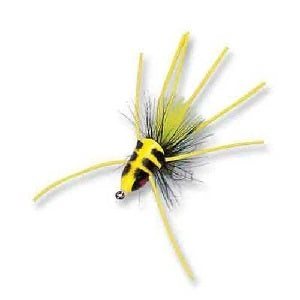 Betts Falls Fish Head Chartreuse/Stripe/Black/Yellow 12ct