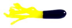 Big Bite Crappie Tubes 1.5" 10ct Black/Yellow