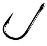 Gamakatsu Spinner Bait Trailer Hook Nickel 5 ct