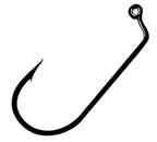 Gamakatsu Jig 60 Round Bend Hook Bronze Size 2/0 25 ct