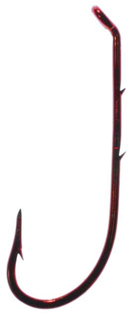 Tru Turn Baitholder Hook Red Size 1-0 5ct