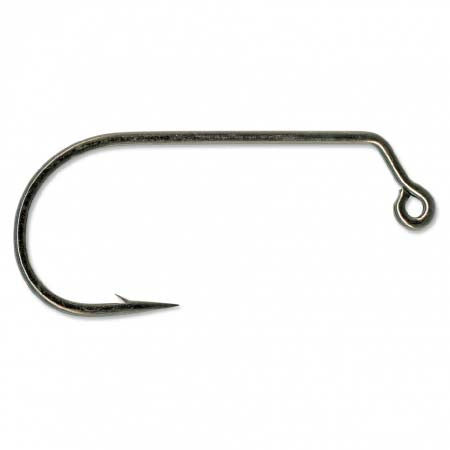 Mustad Jig Hook 60-Round Black 50ct