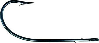 Mustad Sproat Worm Hook Blue 100ct