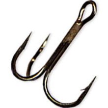 Gamakatsu Treble Round Bend Hook Black